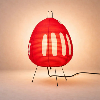 Lampe De Table Japonaise - Papier Tressé | Akolya - Lampe Azeniah