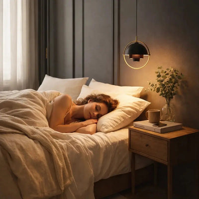 Suspension Scandinave - Cloche Polie | Lundra - Suspension luminaire Azeniah