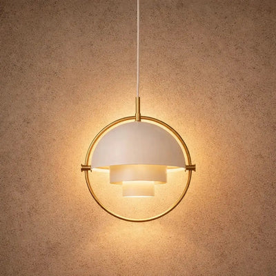 Suspension Scandinave - Cloche Polie | Lundra - Suspension luminaire Azeniah