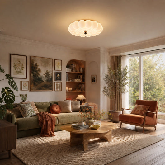 Luminaire Chambre - Couronne Nacrée | Alloria