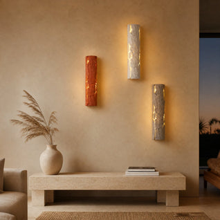 Applique Murale Effet Pierre LED Wabi Sabi | Arvélya