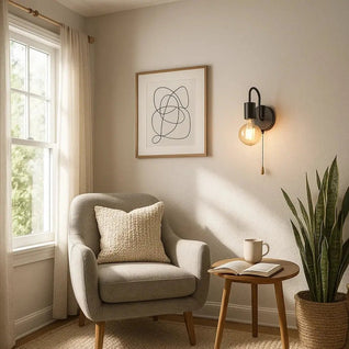 Applique Murale Industrielle - Ombre Douce | Voryna