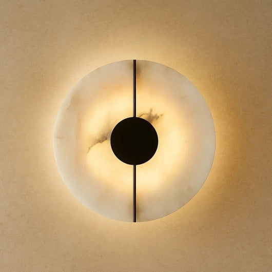 Applique Murale Intérieur Marbre - Disque Sculptural | Mabolia | Azeniah