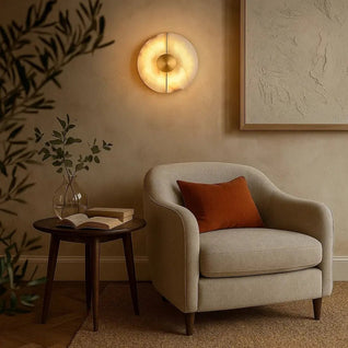 Applique Murale Intérieur Marbre - Disque Sculptural | Mabolia