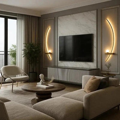 Applique Murale LED Intérieur - Arc Lumineux | Raylana - vue 6 | Azeniah