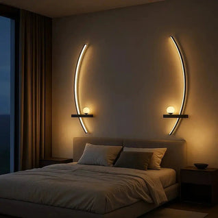 Applique Murale LED Intérieur - Arc Lumineux | Raylana