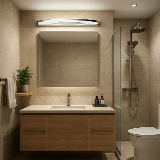 Applique Murale Salle de Bain - Éclat Fluide | Acrivia - vue 3 | Azeniah