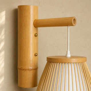Applique Naturelle, Cocon de Bambou Tressé Main | Isaruko