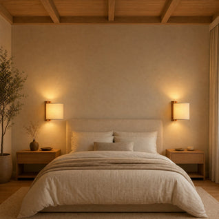 Applique Tissu et Bois Massif Prête à Brancher | Aldonya