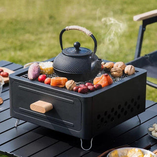 Barbecue Charbon Extérieur Antiadhésif - Gril Portable | Forvel
