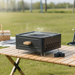 Barbecue Charbon Extérieur Antiadhésif - Gril Portable | Forvel