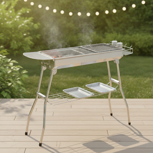 Barbecue Charbon Inox - Cuisson Nomade | Brasero