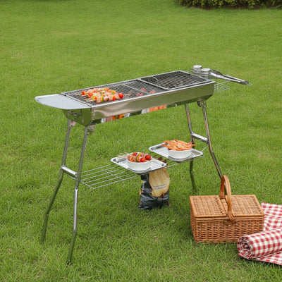 Barbecue Charbon Inox - Cuisson Nomade | Brasero