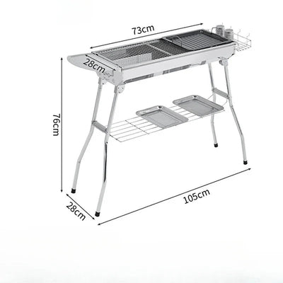 Barbecue Charbon Inox - Cuisson Nomade | Brasero