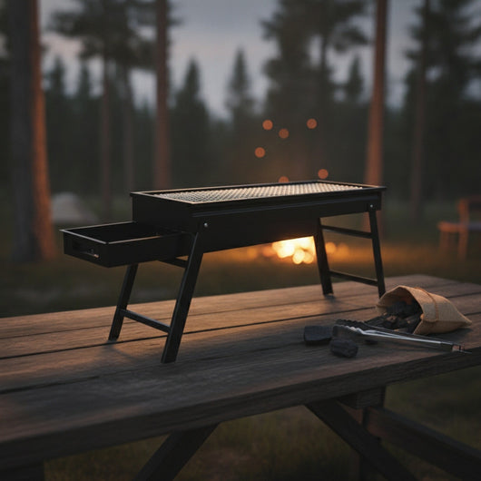 Barbecue Charbon Pliant - Camping Nomade | Ferndal