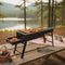 Barbecue Charbon Pliant Valise - Portable Camping Inox | Kindlo