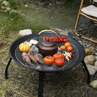 Barbecue Charbon Portable Compact - Sans Fumée sur Pieds | Caloris