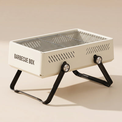 Barbecue charbon portable pliable en inox Savren