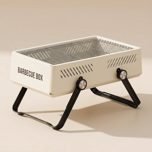 Barbecue charbon portable pliable en inox Savren