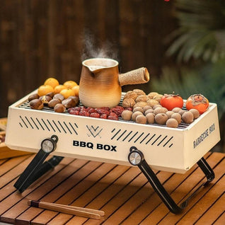 Barbecue Charbon Portable Pliable Inox Sans Fumée | Savren