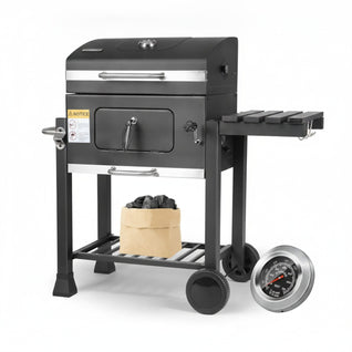 Barbecue Charbon sur Chariot 5-10 Personnes - 2 Roues | Embral