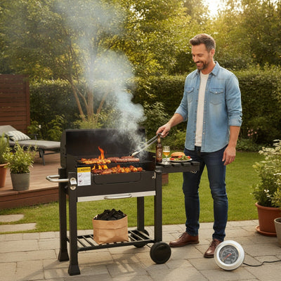 Barbecue Charbon Extérieur - Jardin Luxueux | Griléo