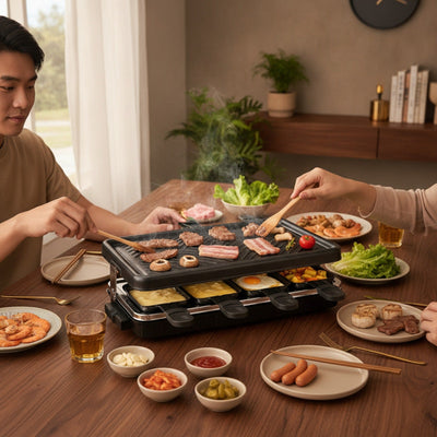 Barbecue Électrique Coréen - Raclette Fromage | Grillio