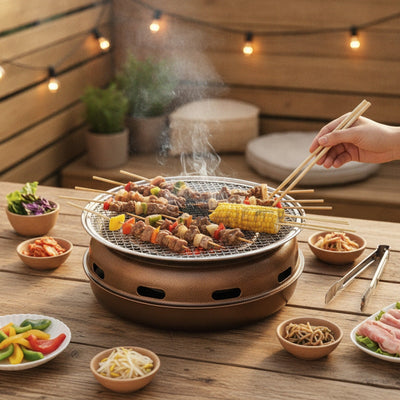 Barbecue Charbon Coréen | Foyer Nomade