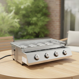 Barbecue Gaz Propane 4 Brûleurs - sur Chariot Jardin | Pyrelle