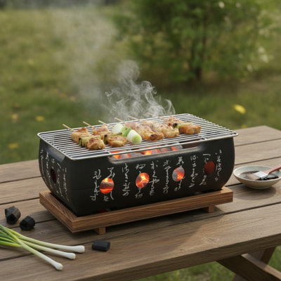 Poêle Barbecue Charbon - Chauffage Rapide | Yakitori
