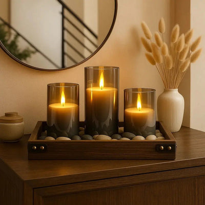 Bougie Sans Flamme - Flamme Apaisante | Sulara - vue 2 | Azeniah