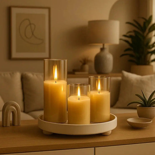 Bougie Sans Flamme - Flamme Apaisante | Sulara - vue 3 | Azeniah