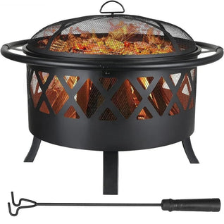 Brasero Barbecue 3 en 1 Fer Ø76/81 cm Pare-Étincelles | Fyrnel