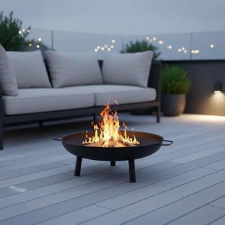 Brasero Bol Fonte Rond - Poignées & Grille Barbecue | Torven