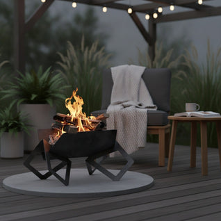 Brasero de Jardin Nordique - Petit Foyer Extérieur | Caldys