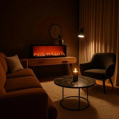 Cheminée Décorative Électrique - Foyer Lumineux | Ignilia - vue 3 | Azeniah