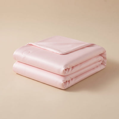 Couverture rafraîchissante Rose Poudré pliée, packshot