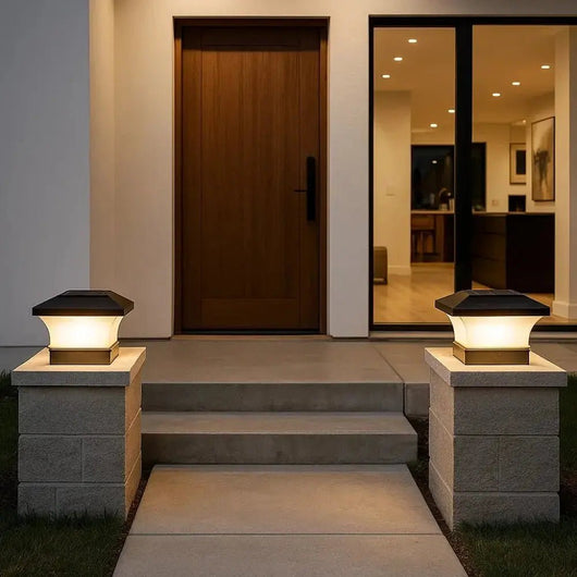 Éclairage Solaire Extérieur - Flux Compact | Soleva - vue 3 | Azeniah