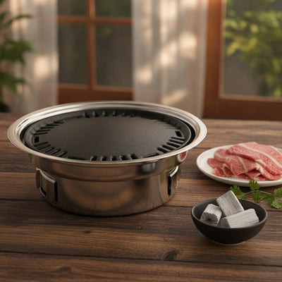 Hibachi Acier Inoxydable | Gril Portable