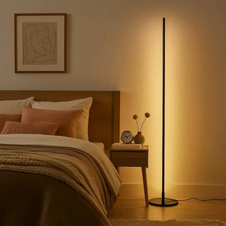 Lampadaire d'Angle sur Pied - Tige Mince | Norderra