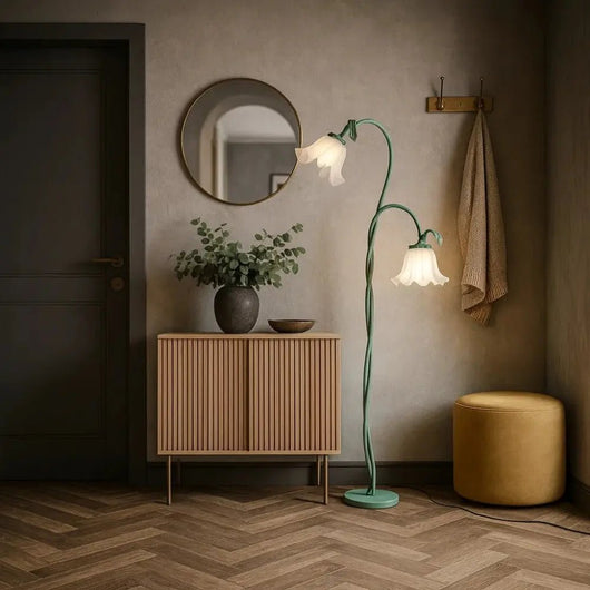 Lampadaire De Salon Fleur - Tiges Courbes | Florelia - vue 4 | Azeniah