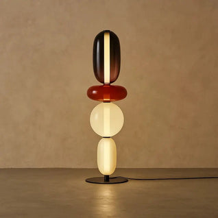 Lampadaire Salon Épuré - Sphère Géométrique | Vislana