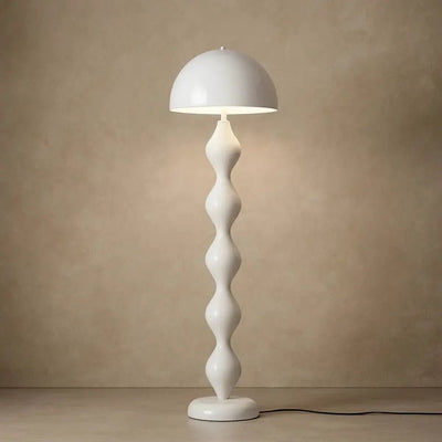 Lampadaire Salon Scandinave - Socle Courbé | Lyseya - vue 2 | Azeniah