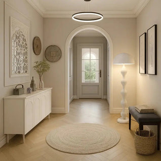 Lampadaire Salon Scandinave - Socle Courbé | Lyseya