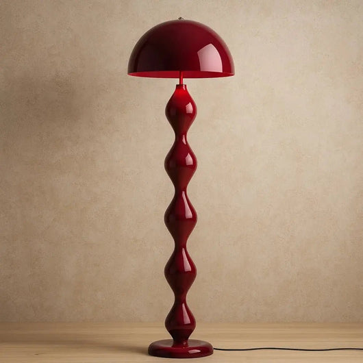 Lampadaire Salon Scandinave - Socle Courbé | Lyseya - vue 4 | Azeniah