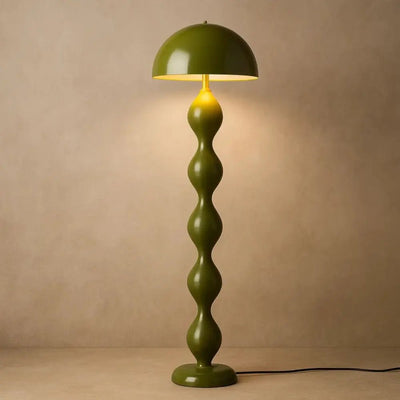 Lampadaire Salon Scandinave - Socle Courbé | Lyseya - vue 3 | Azeniah