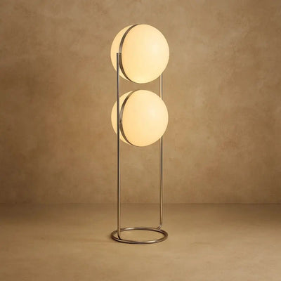 Lampadaire Salon sur Pied - Sphère Sculptée | Lumena | Azeniah