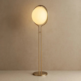 Lampadaire Salon sur Pied - Sphère Sculptée | Lumena