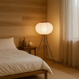 Lampadaire Style Japonais - Ombre Douce | Zenovia