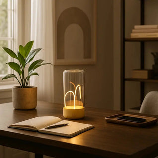 Lampe à Filament Sans Fil - Dôme Lumineux | Magnevus